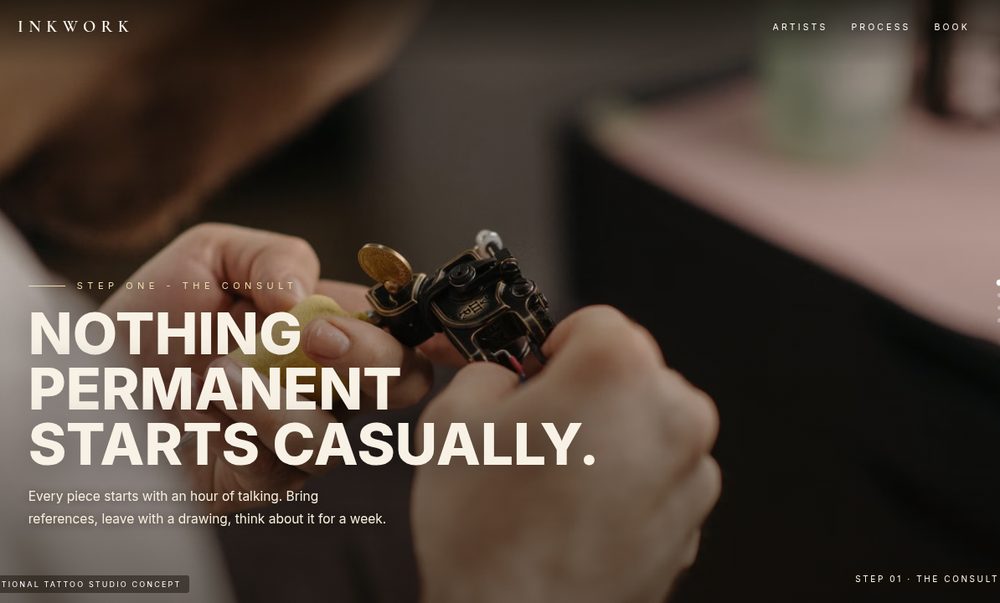 INKWORK website preview