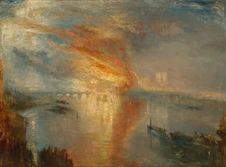 Ember, sample launch film project (artwork: The Burning of the Houses of Lords and Commons, 16 October 1834)