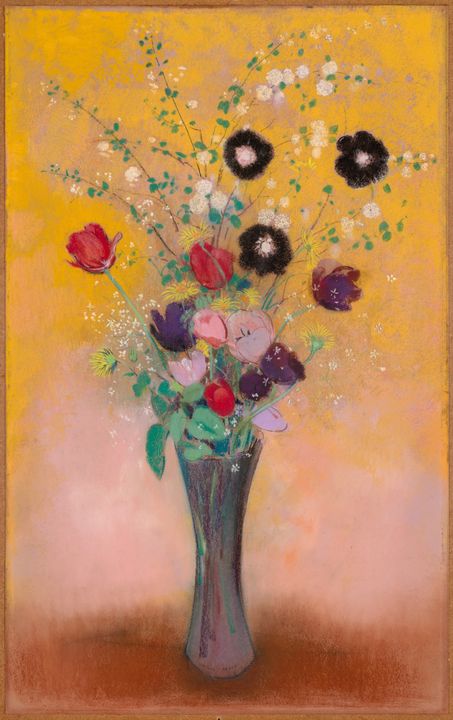 Vase No. 4, sample art direction project (artwork: Vase of Flowers)