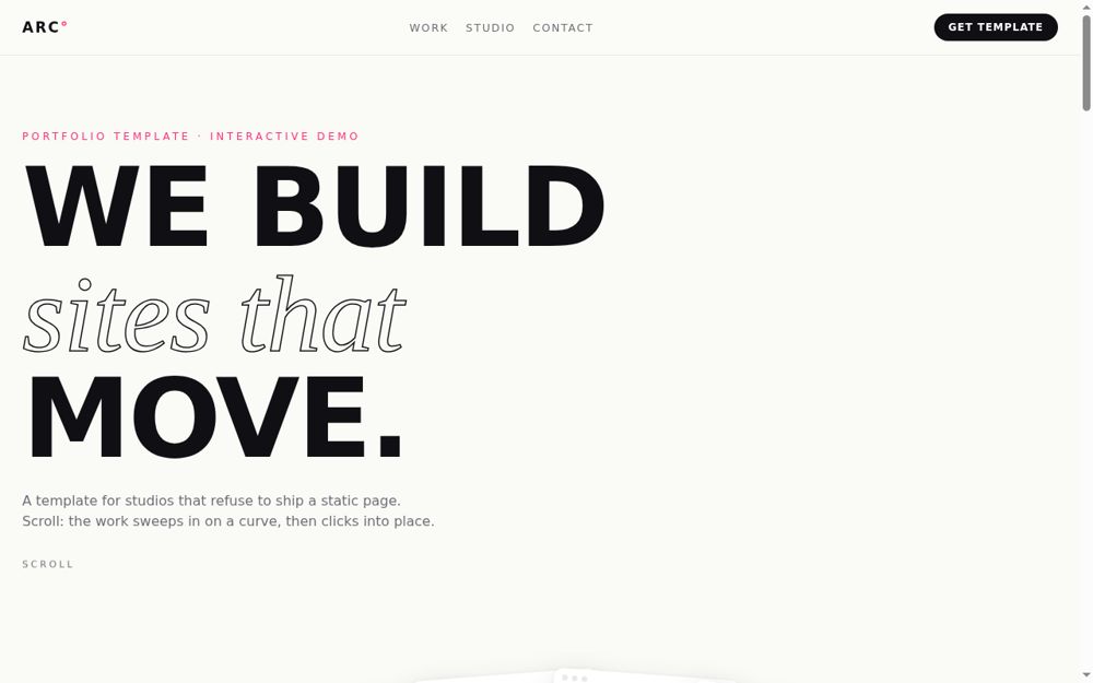 ARC website preview