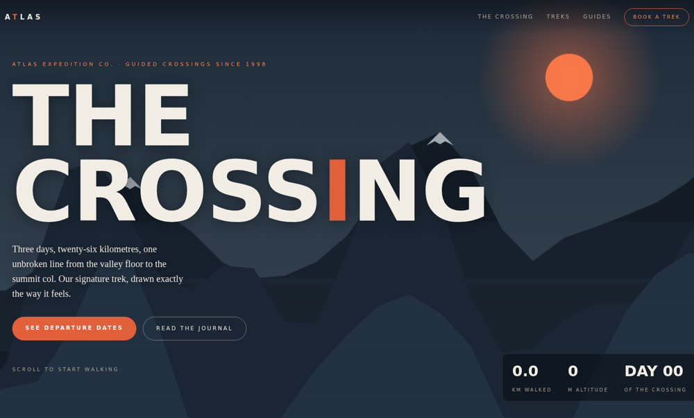 ATLAS website preview