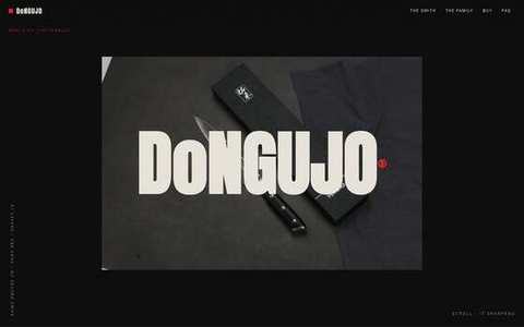DoNGUJO website preview