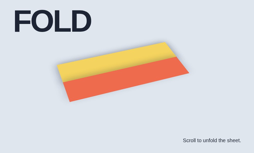 FOLD website preview