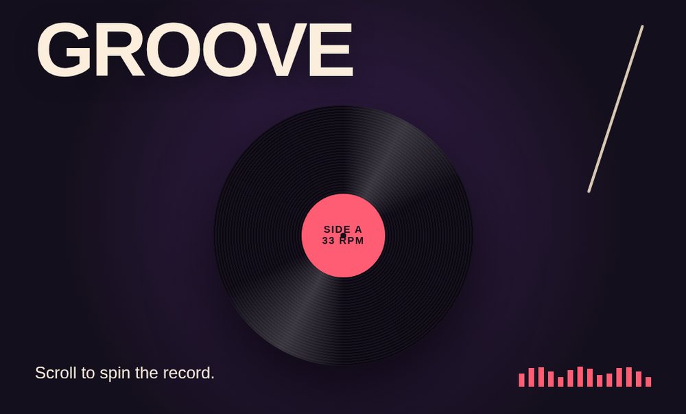 GROOVE website preview