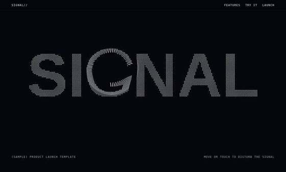 SIGNAL website preview